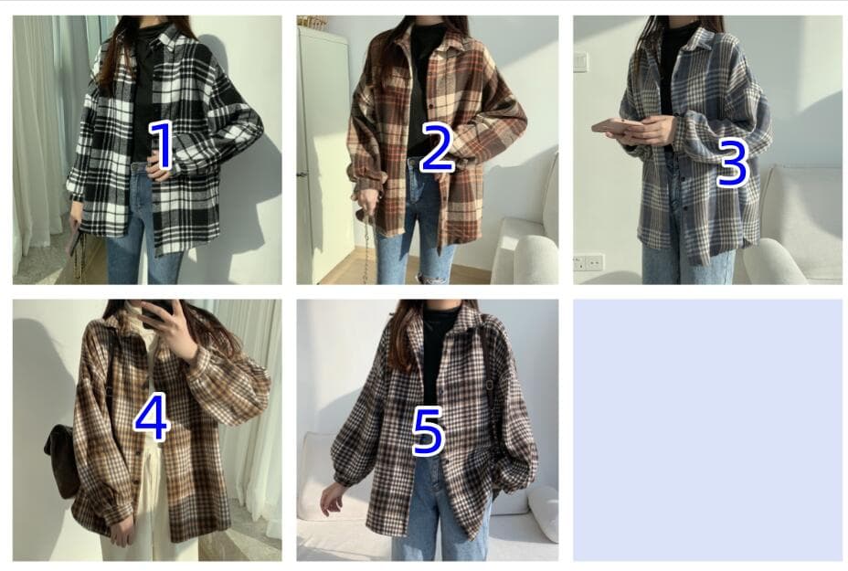 チェック 服 トップスレディース長袖チェック柄シャツ