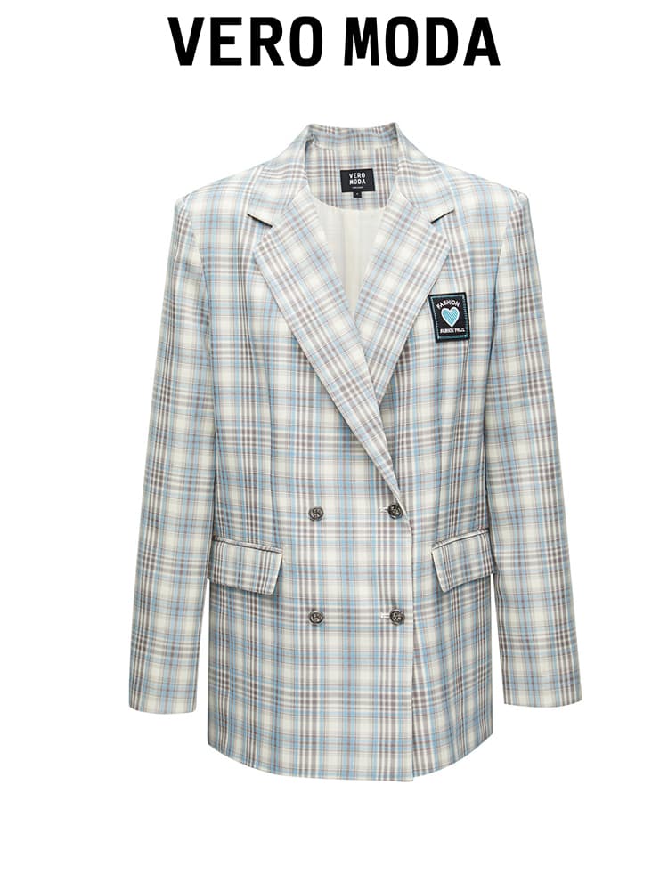 チェック服 チェック柄テーラードジャケット