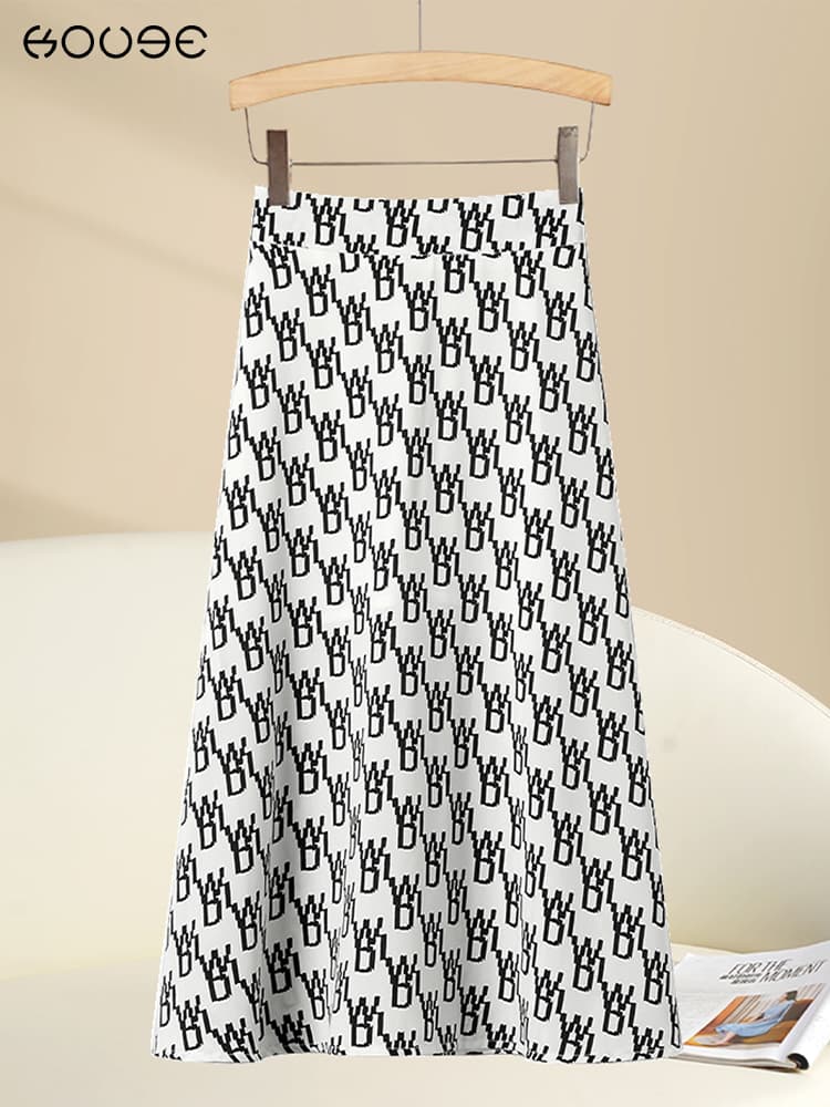 チェック服 クラシックチェック柄ロングスカート